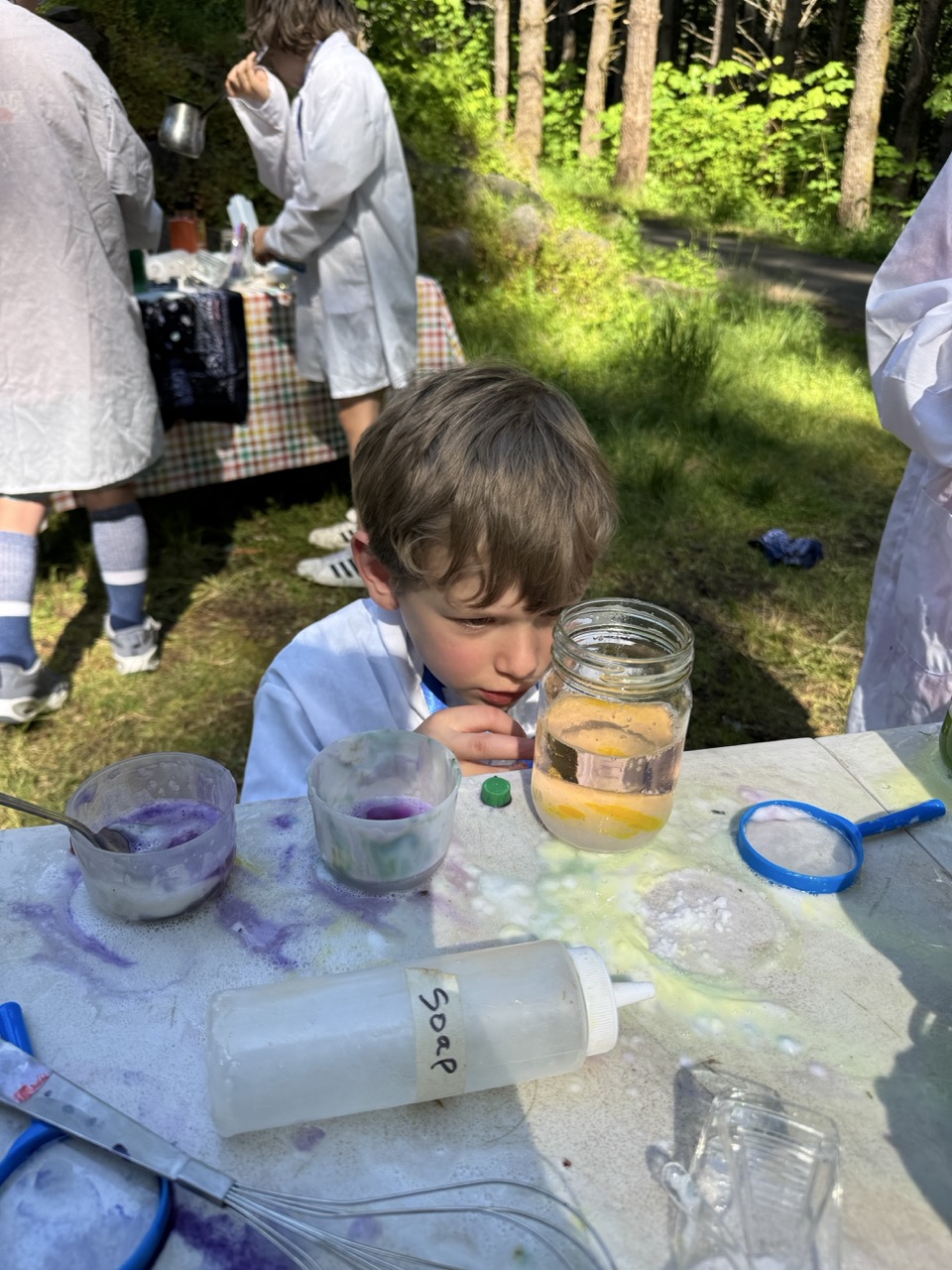 Forest Explorers kids exploring